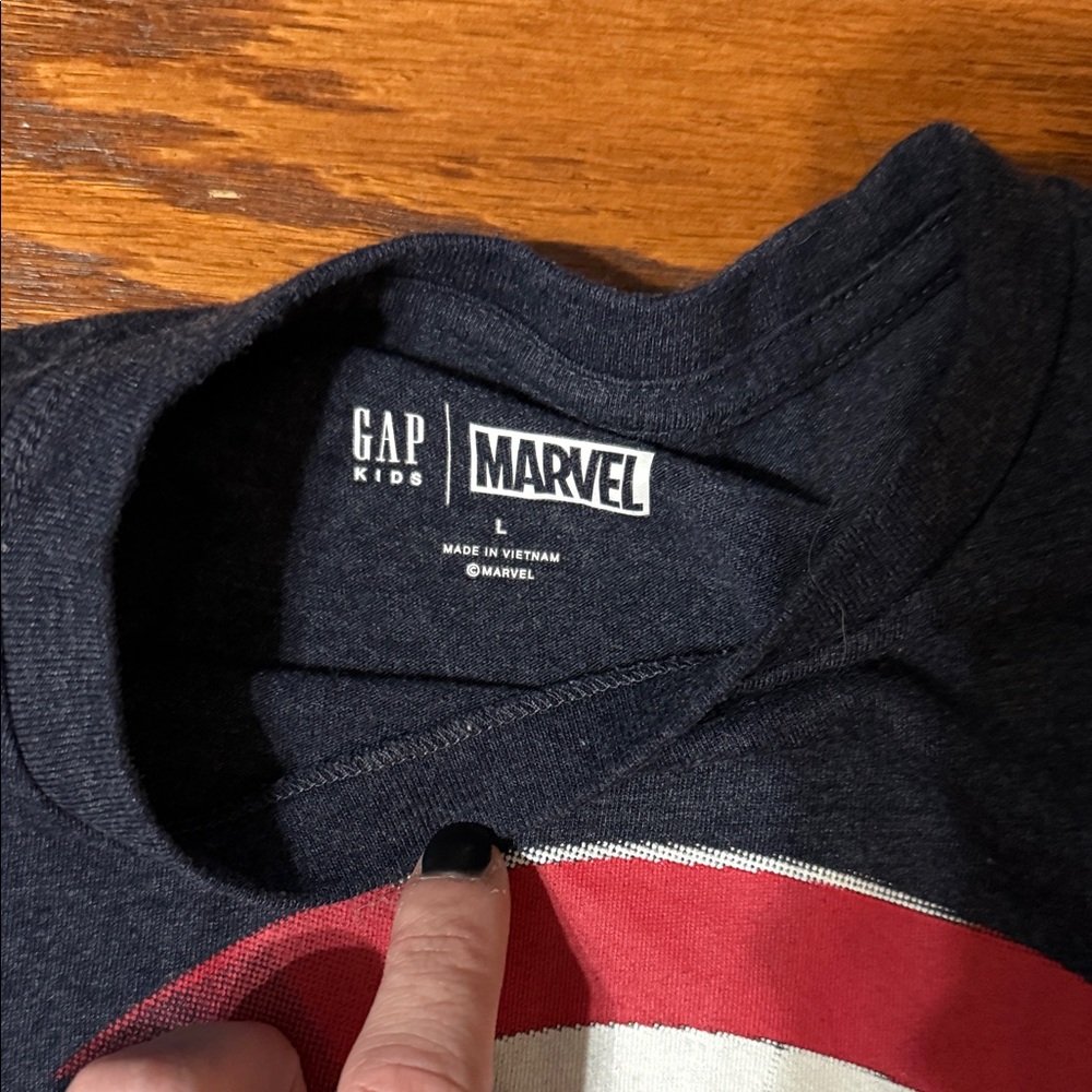 GAP Dark Blue Superhero Shield Tee - Picture 2 of 2